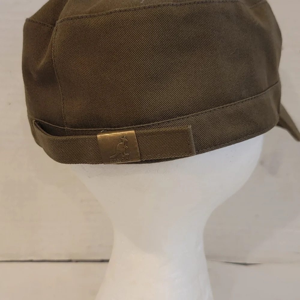 NEW - KANGOL ARMY HAT - COTTON ADJUSTABLE (sz sm/med) - Picture 4 of 5